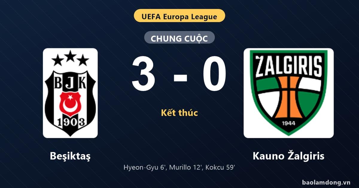 Beşiktaş, Kauno Žalgiris'i 3-0 ile geçti: O. Kokcu parladı