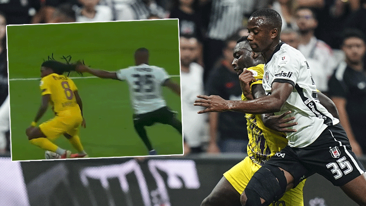 Beşiktaş'ın galibiyeti sonrası Djalo'nun pozisyonu tartışma yarattı