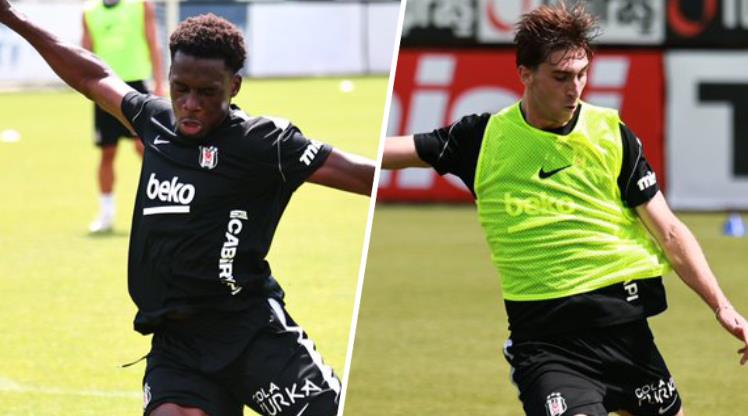 Beşiktaş'ta Yeni Transferler İlk Antrenmanına Çıktı