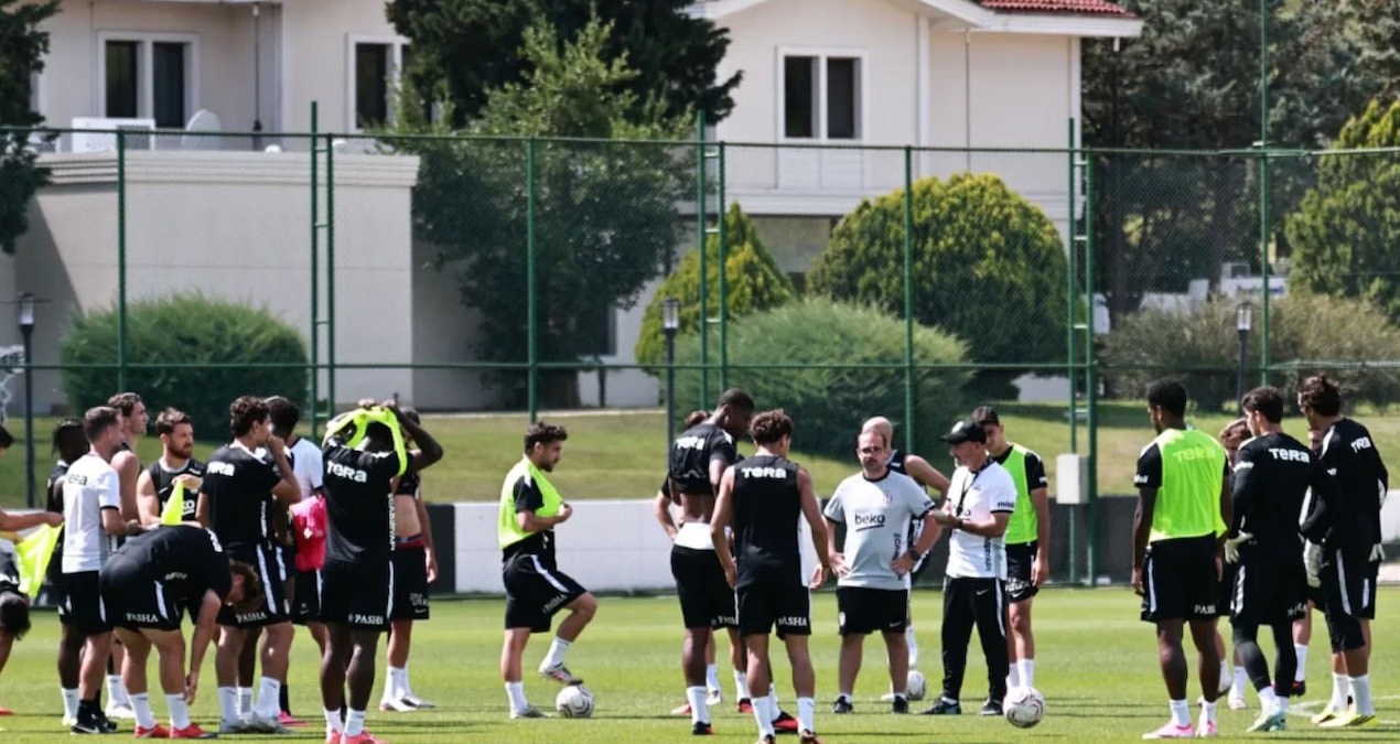 Beşiktaş, Fenerbahçe derbisi öncesi idman yaptı