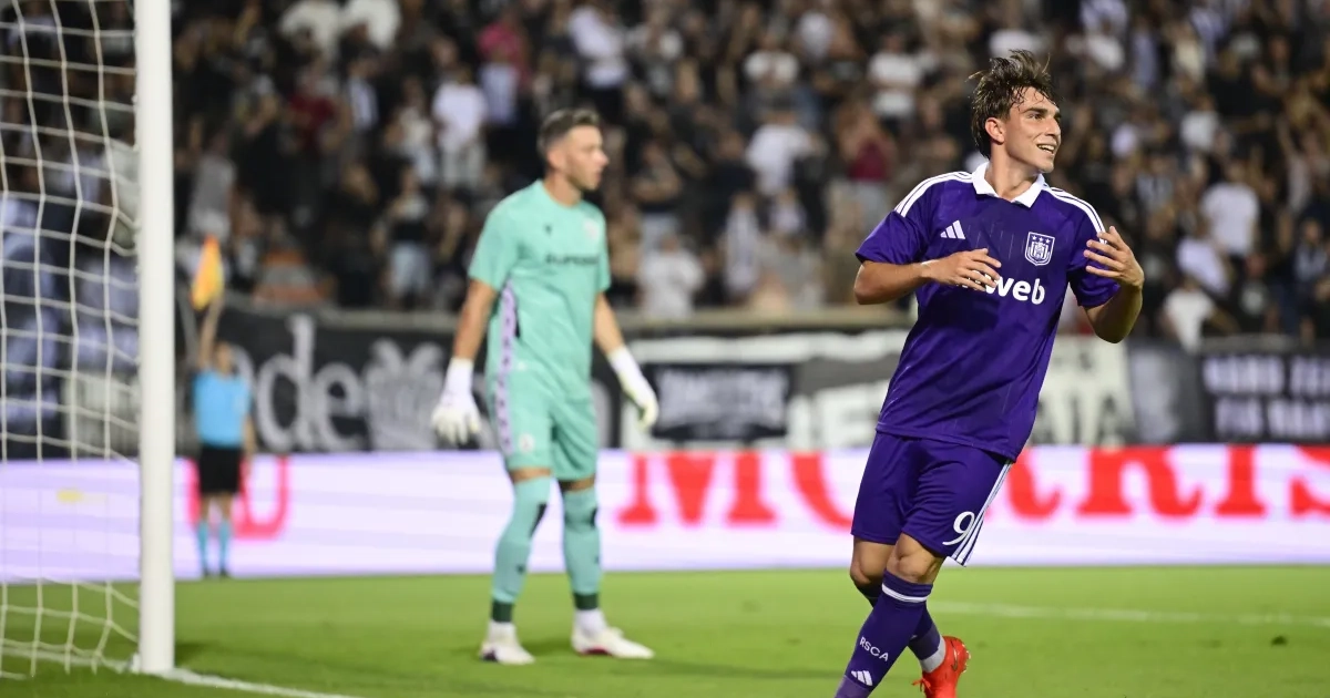 Anderlecht, PAOK'u 16 saniyede geçerek Avrupa Ligi'ne bir adım daha yaklaştı