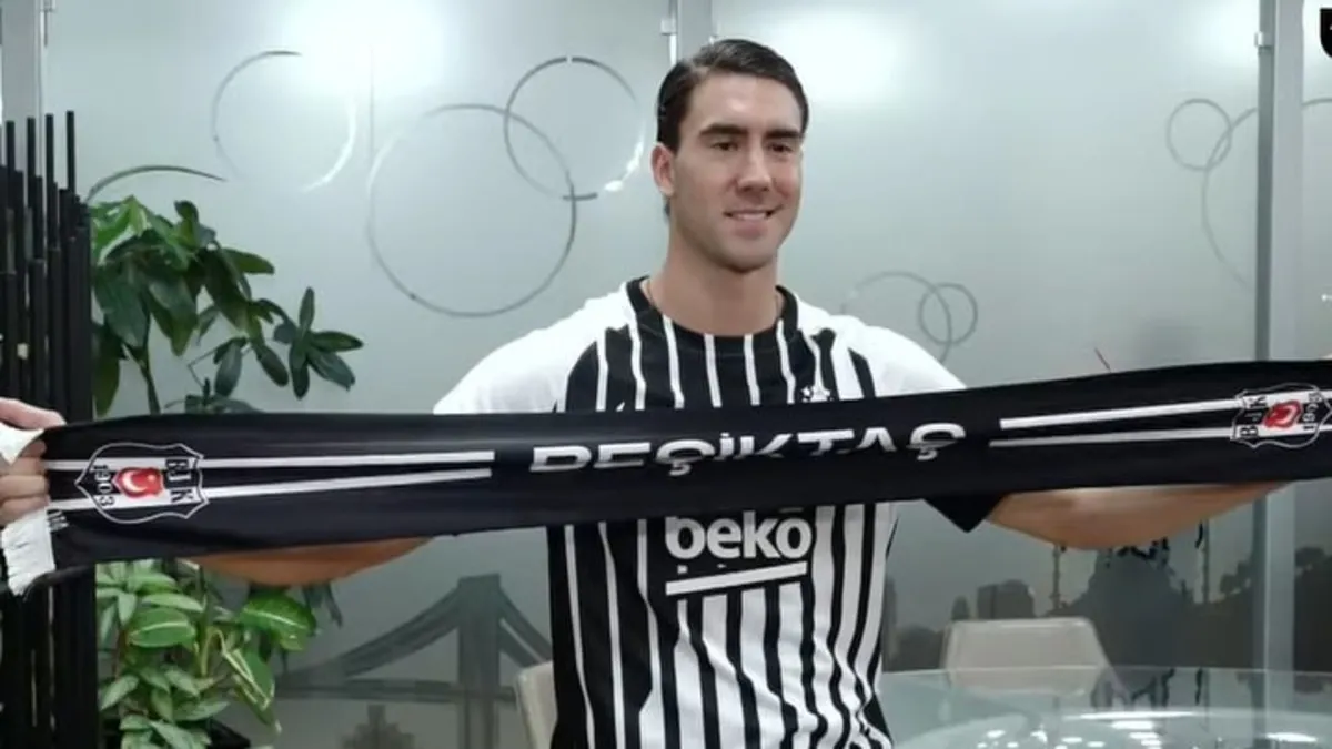 Dusan Vlahovic, Beşiktaş için İstanbul'a geldi!