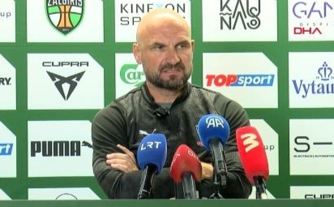 Zalgiris Teknik Direktörü Sopic: 'Beşiktaş'ı geçmek kolay olmayacak'