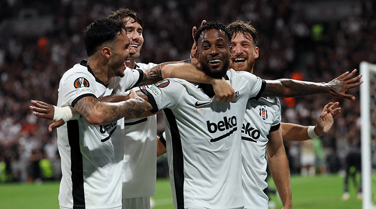 Beşiktaş, Marsilya'yı 4-1 ile geçerek Avrupa Ligi'ne galibiyetle başladı