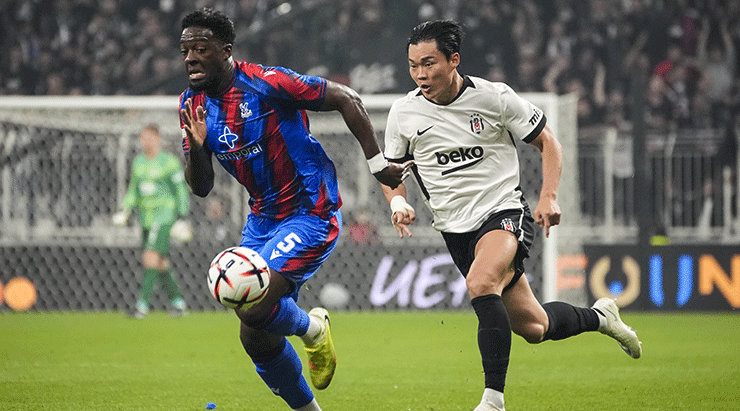 Beşiktaş, Crystal Palace ile 2-2 berabere kalarak Avrupa'da yenilmezliğini sürdürdü