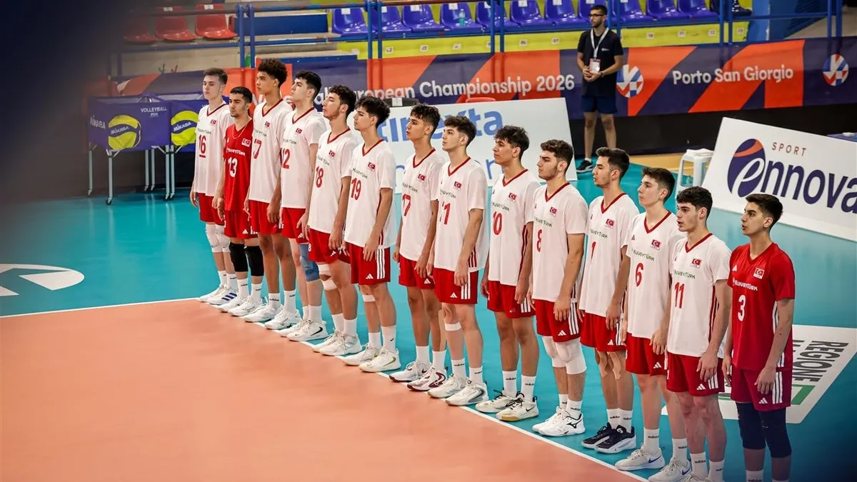 18 Yaş Altı Erkek Milli Voleybol Takımımız Sırbistan'a 3-1 Yenildi