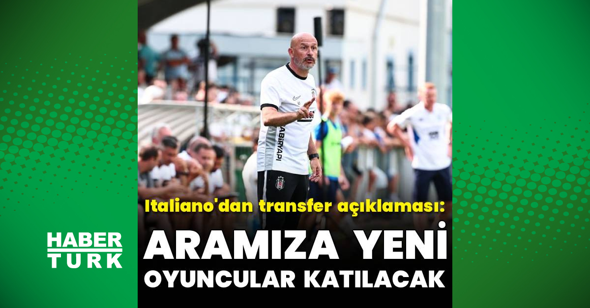 Vincenzo Italiano'dan Beşiktaş'ın transfer durumu hakkında açıklama