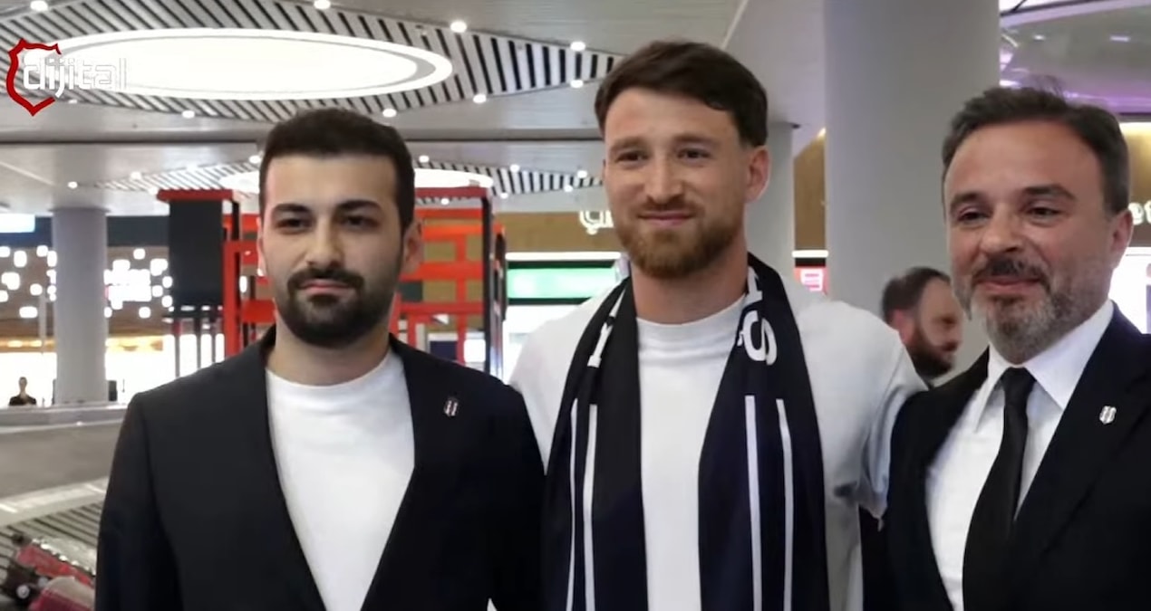 Salih Özcan, Beşiktaş ile sözleşme imzalamak için İstanbul'a geldi