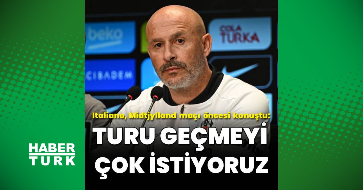 Vincenzo Italiano: 'Turu geçmeyi çok istiyoruz'