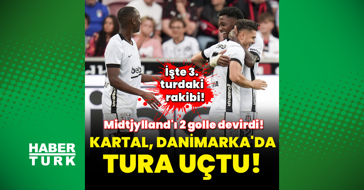 Beşiktaş, Midtjylland'ı 2-0 yenerek Avrupa Ligi'nde turladı!
