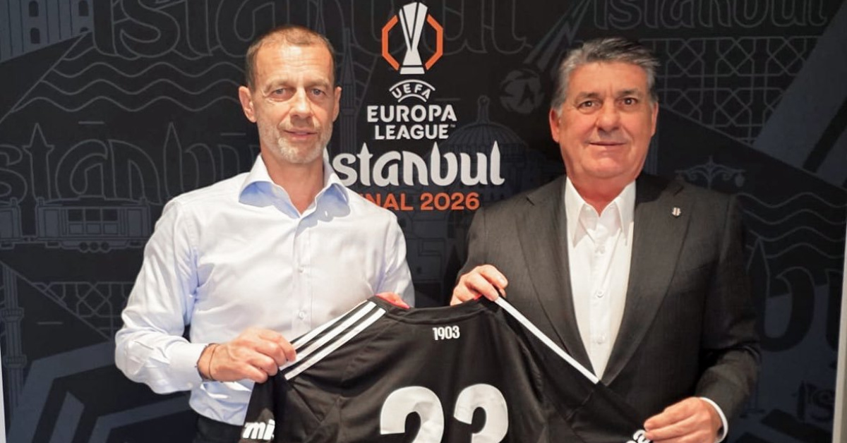 Serdal Adalı, UEFA Başkanı Ceferin ile Beşiktaş Park'ta Buluştu