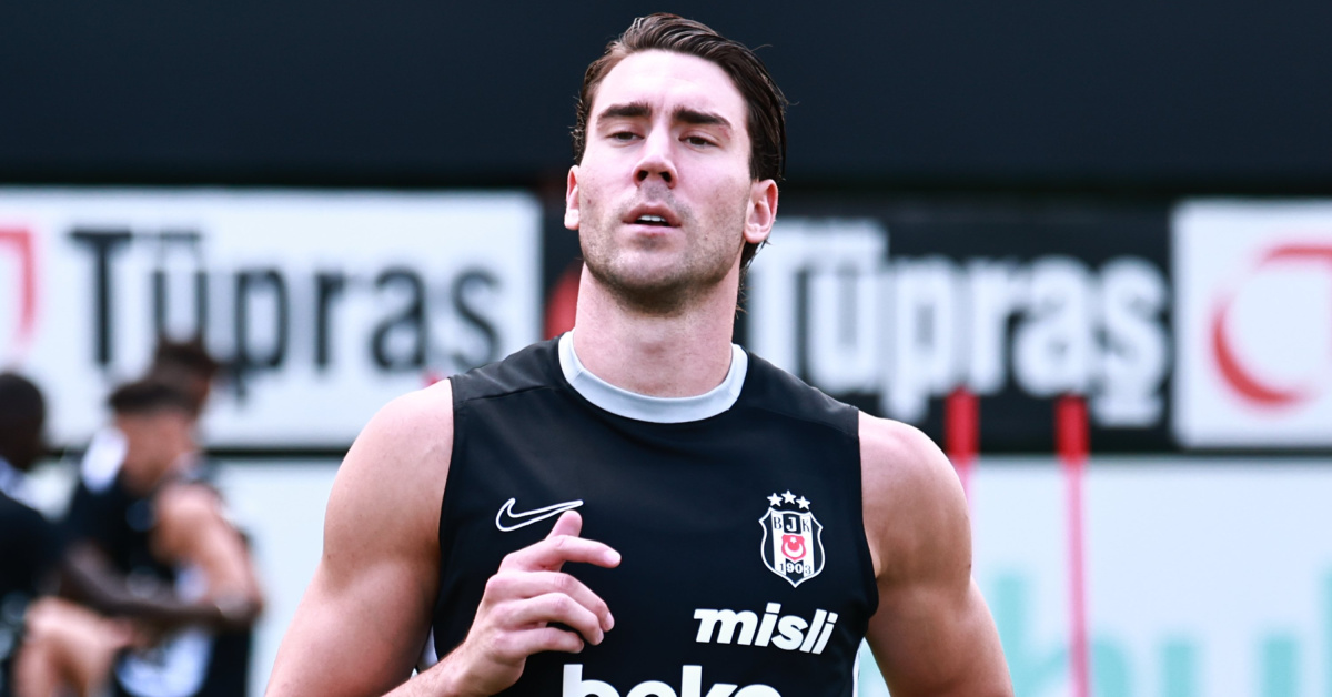Dusan Vlahovic Beşiktaş'ta İlk Antrenmanına Çıktı