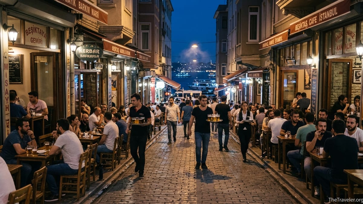 Beşiktaş'ta Gece Hayatı: Öğrenci Enerjisinden Meyhanelere