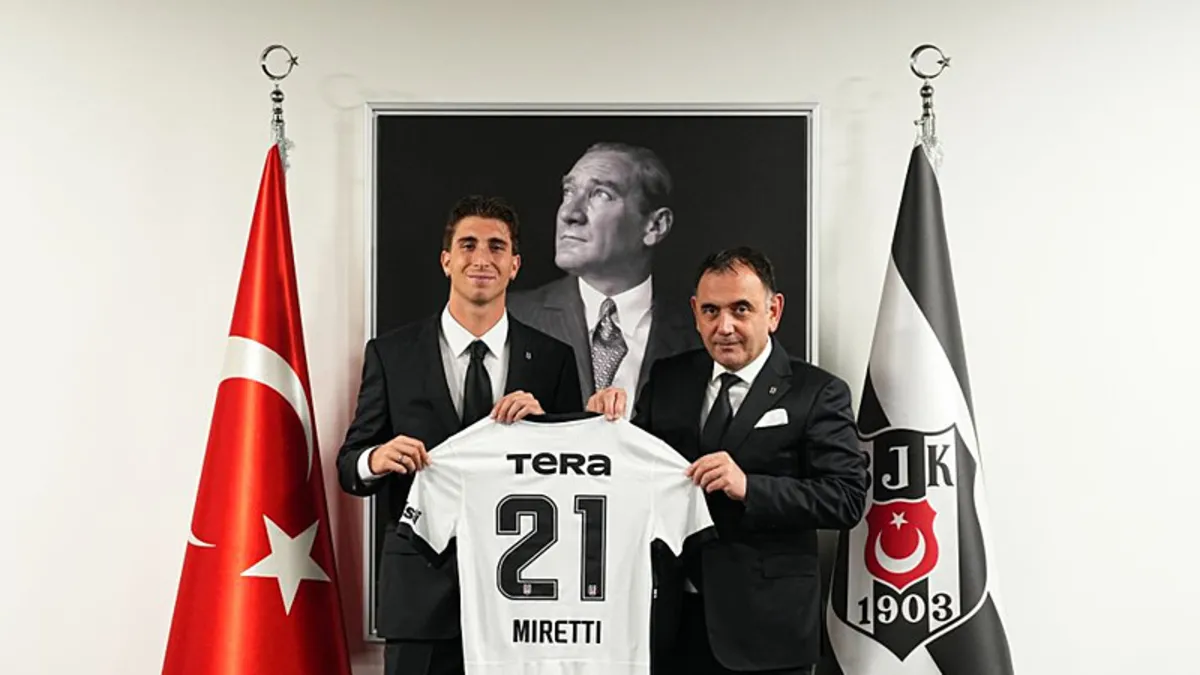 Beşiktaş, Fabio Miretti'yi 2 Milyon Avro ile Kiraladı