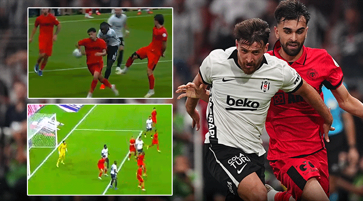 Beşiktaş, Çorum FK'yi 6-2 yenerken tartışmalı pozisyonlar gündem oldu