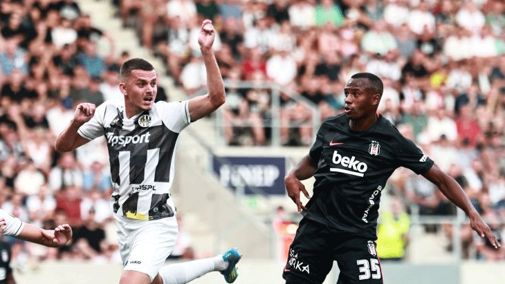 Beşiktaş, Hradec Kralove'yi 1-0 mağlup ederek avantaj sağladı