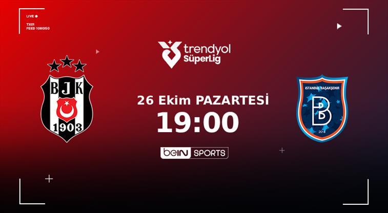 Beşiktaş, Başakşehir ile 40. randevusuna çıkıyor