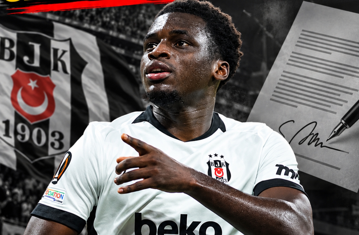 Beşiktaş, Ernest Poku'yu 3 milyon euroya kiraladı: 20 milyon euroya satın alma opsiyonu var!