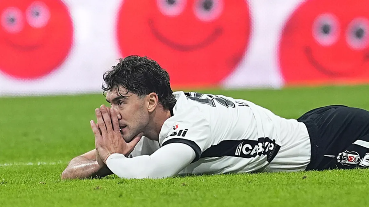 Dusan Vlahovic, Beşiktaş'ta 6. golünü Kocaelispor'a attı