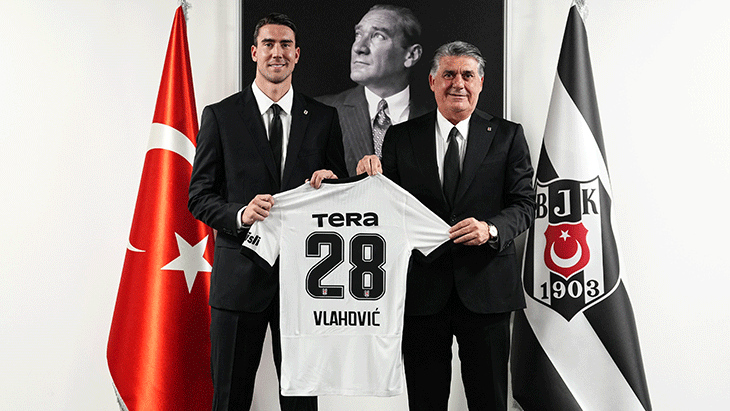 Dusan Vlahovic Beşiktaş'ın 204. Yabancı Futbolcusu Oldu