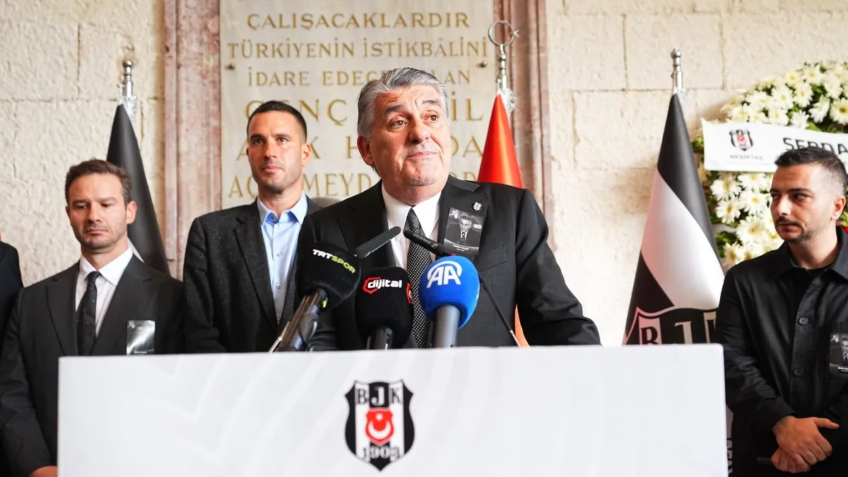 Beşiktaş'ta Metin Keçeli için cenaze töreni düzenlendi