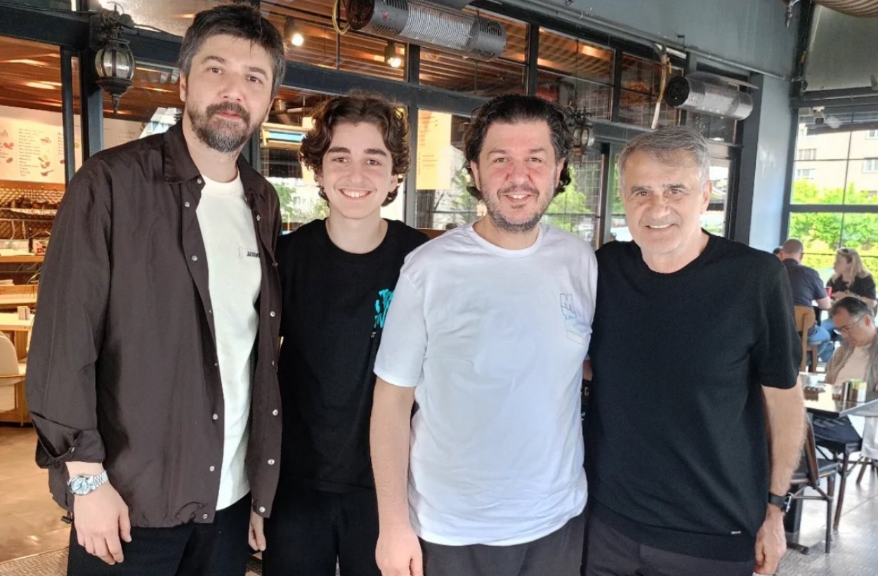 Şenol Güneş ve Tolga Zengin Beşiktaşlı taraftarlarla buluştu