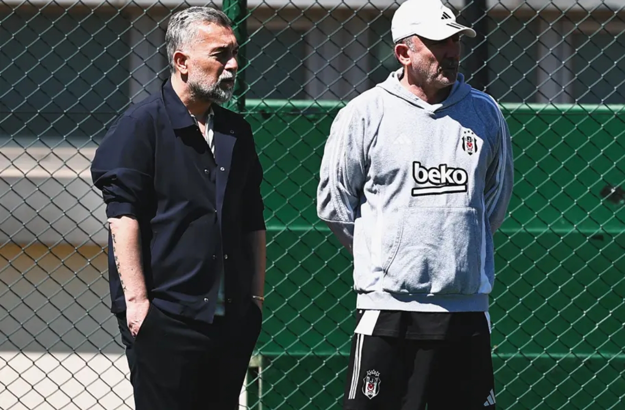 Beşiktaş'ta Sergen Yalçın ile yollar ayrıldı, Serkan Reçber de veda etti