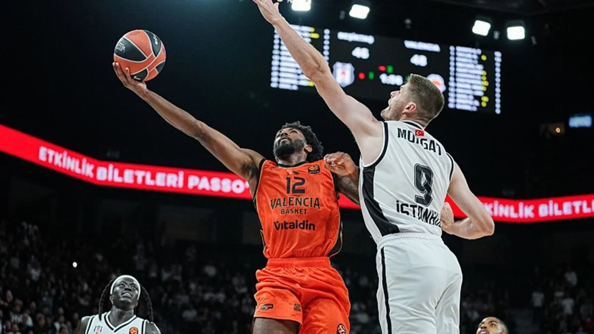 Beşiktaş, Euroleague'e Mağlubiyetle Başladı: Valencia'ya Son Anda Kaybetti!