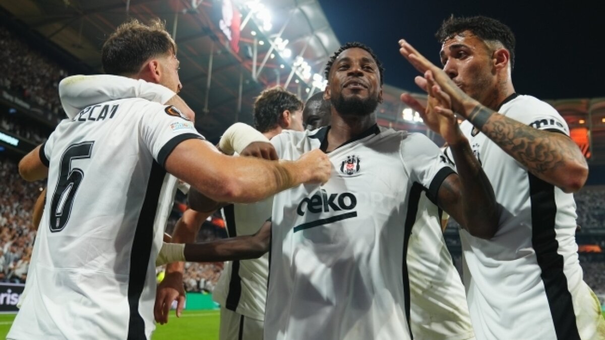Beşiktaş, korner organizasyonuyla UEFA Avrupa Ligi'nde de gol buldu