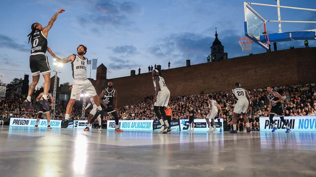 Partizan, Beşiktaş'ı 89-71 ile geçerek açık hava turnuvasını tamamladı