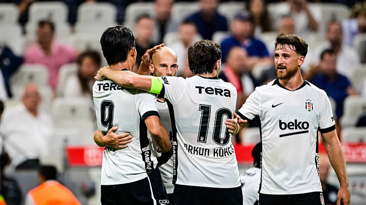 Beşiktaş, Hradec Kralove'yi 1-0 yenerek play-off'a yükseldi