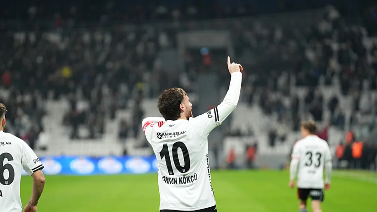 Beşiktaş, Antalyaspor'u 4-2 mağlup etti; Orkun Kökçü son 10 maçta 7 gol attı!