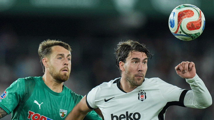 Beşiktaş, Kauno Zalgiris'e 1-0 kaybetmesine rağmen Avrupa Ligi'nde tur atladı