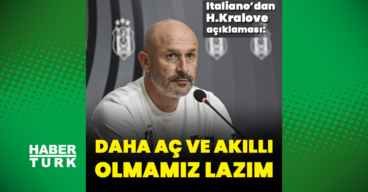 Vincenzo Italiano'dan Hradec Kralove maçı öncesi kritik açıklamalar