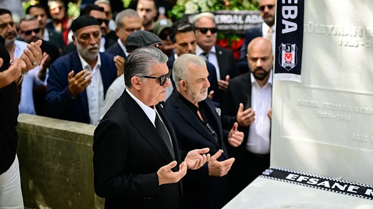 Beşiktaş, Süleyman Seba'yı Mezarı Başında Andı