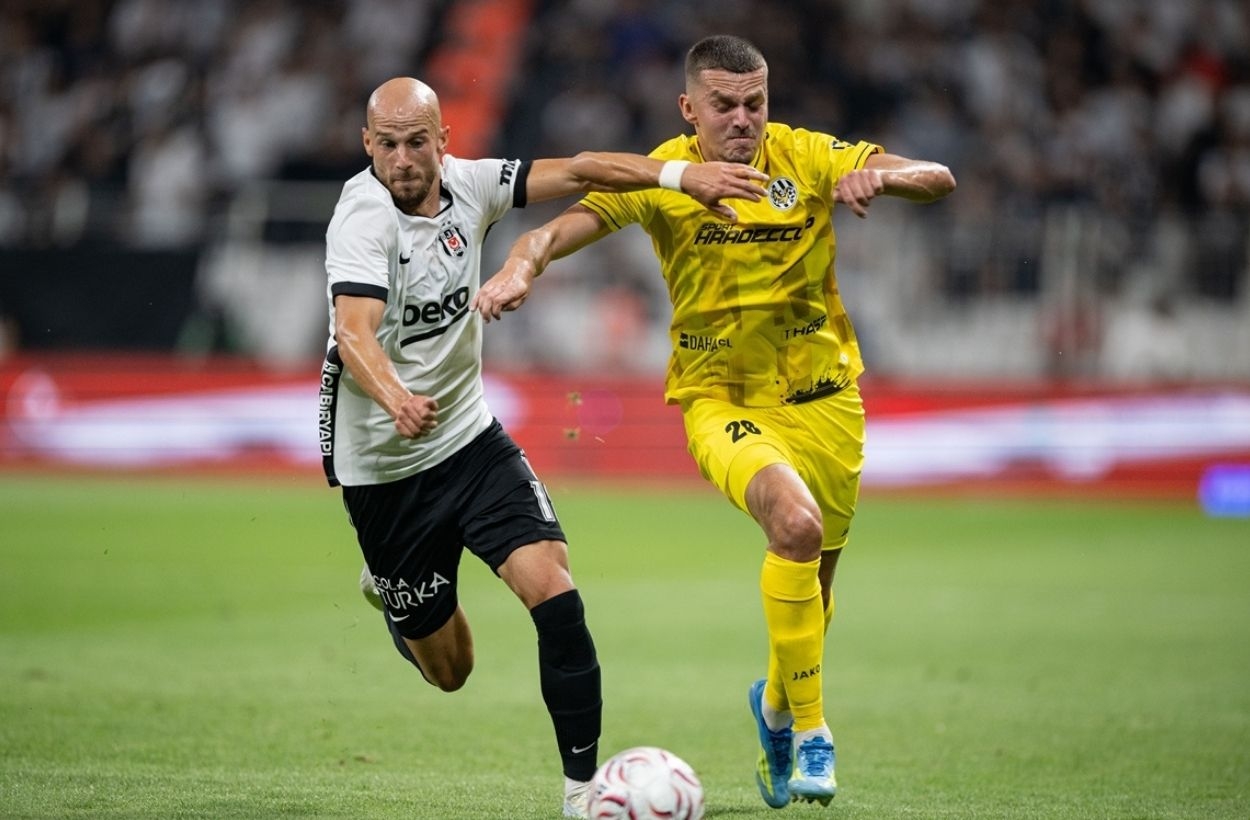 Beşiktaş, Hradec Kralove'yi 1-0 yenerek Play-off'a yükseldi