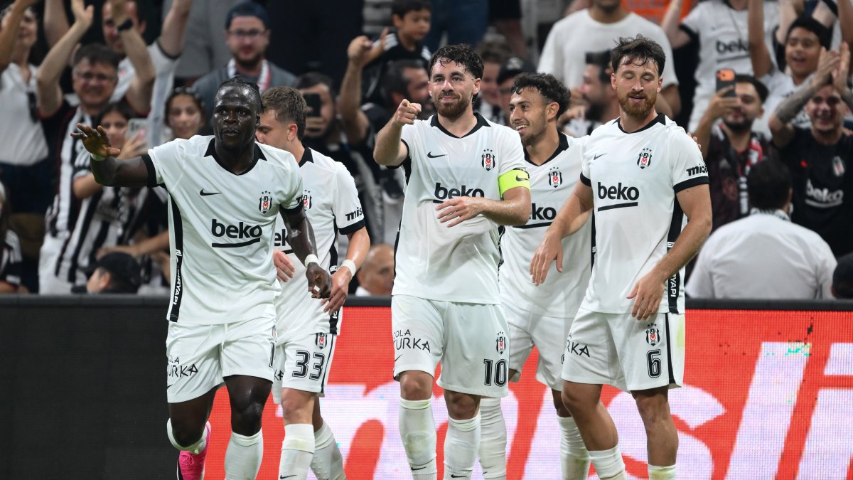 Beşiktaş, Midtjylland'ı 1-0 geçerek Avrupa Ligi'nde avantaj sağladı