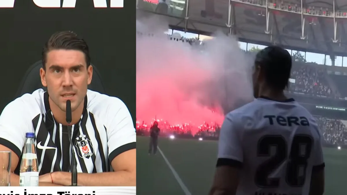 Dusan Vlahovic Beşiktaş'ta: 28 numaralı forma ile sahaya çıktı