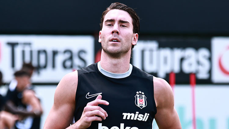 Beşiktaş'ta Dusan Vlahovic, İlk Antrenmanına Çıktı