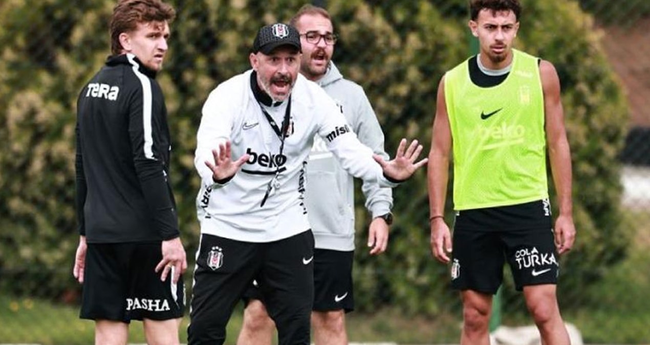 Beşiktaş, Vincenzo Italiano yönetiminde antrenman yaptı