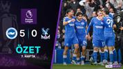 Brighton, Crystal Palace'ı 5-0 ile geçti! Beşiktaş maçı öncesi puan durumu