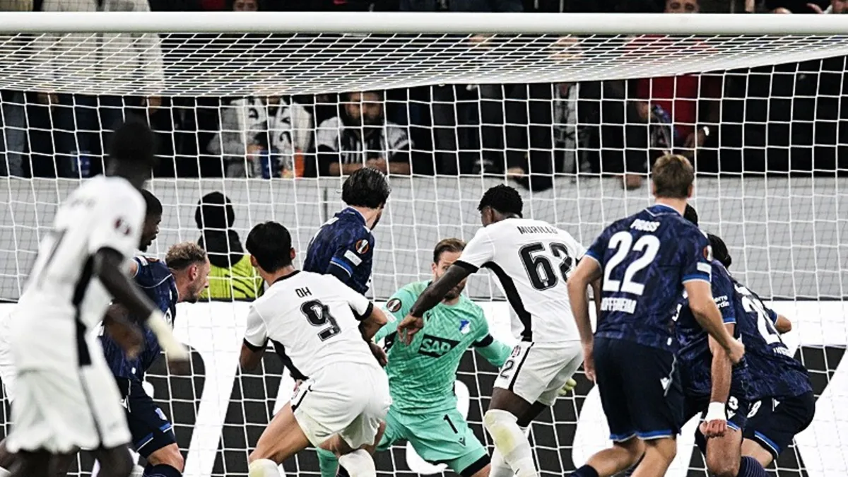 Hoffenheim-Beşiktaş maçında peş peşe goller! Beşiktaş 3-2 galip geldi