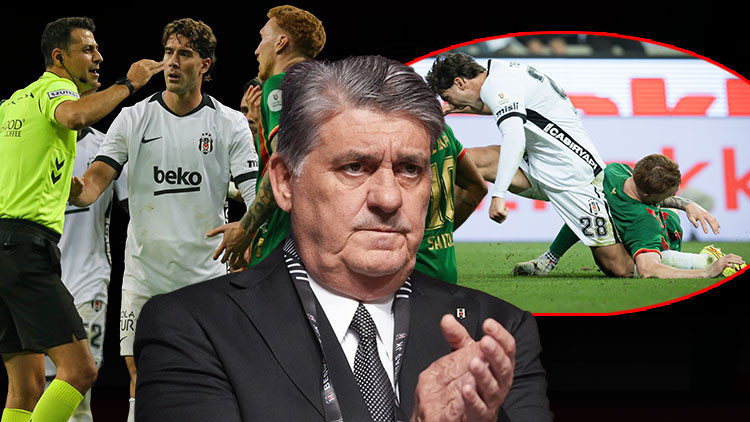 Beşiktaş'tan Amedspor maçı sonrası penaltı ve kırmızı kart tepkisi!