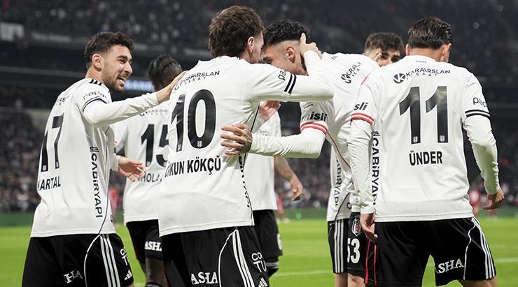 Beşiktaş, Antalyaspor'u 4-2 ile geçerek galibiyet serisini sürdürdü