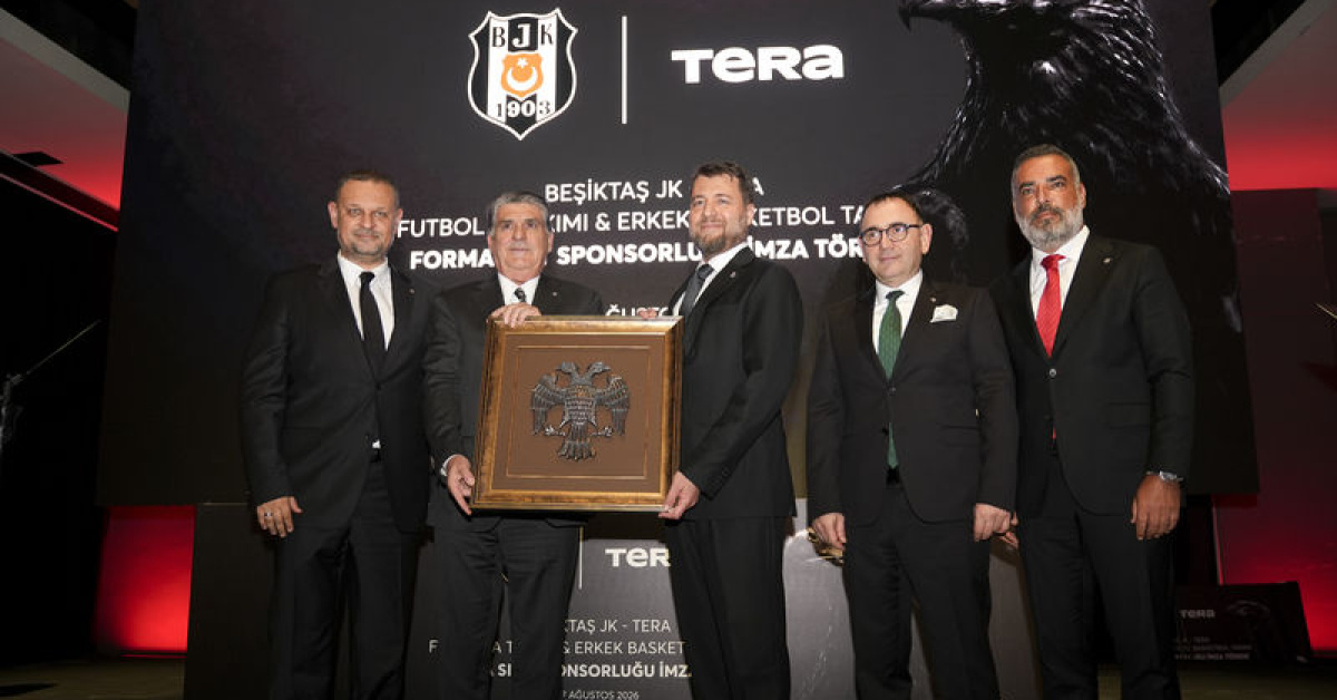 Beşiktaş, Tera Holding ile yeni sponsorluk anlaşması imzaladı