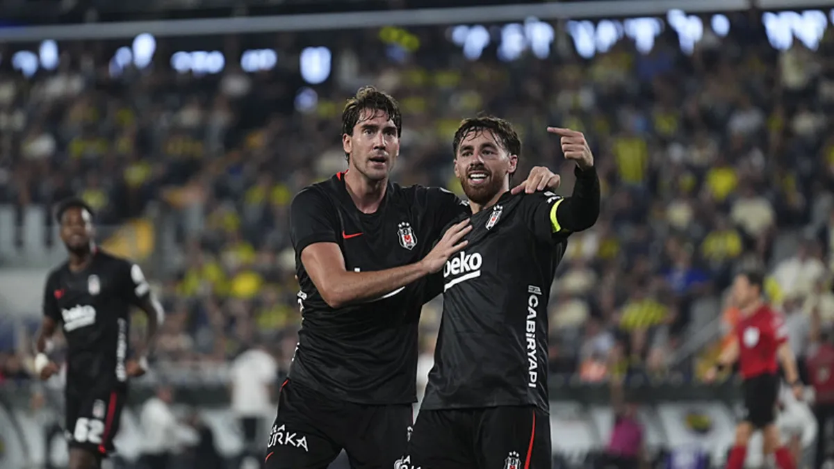 Beşiktaş'ta Orkun Kökçü ve Dusan Vlahovic iş birliği şampiyonluk yolunda dikkat çekti