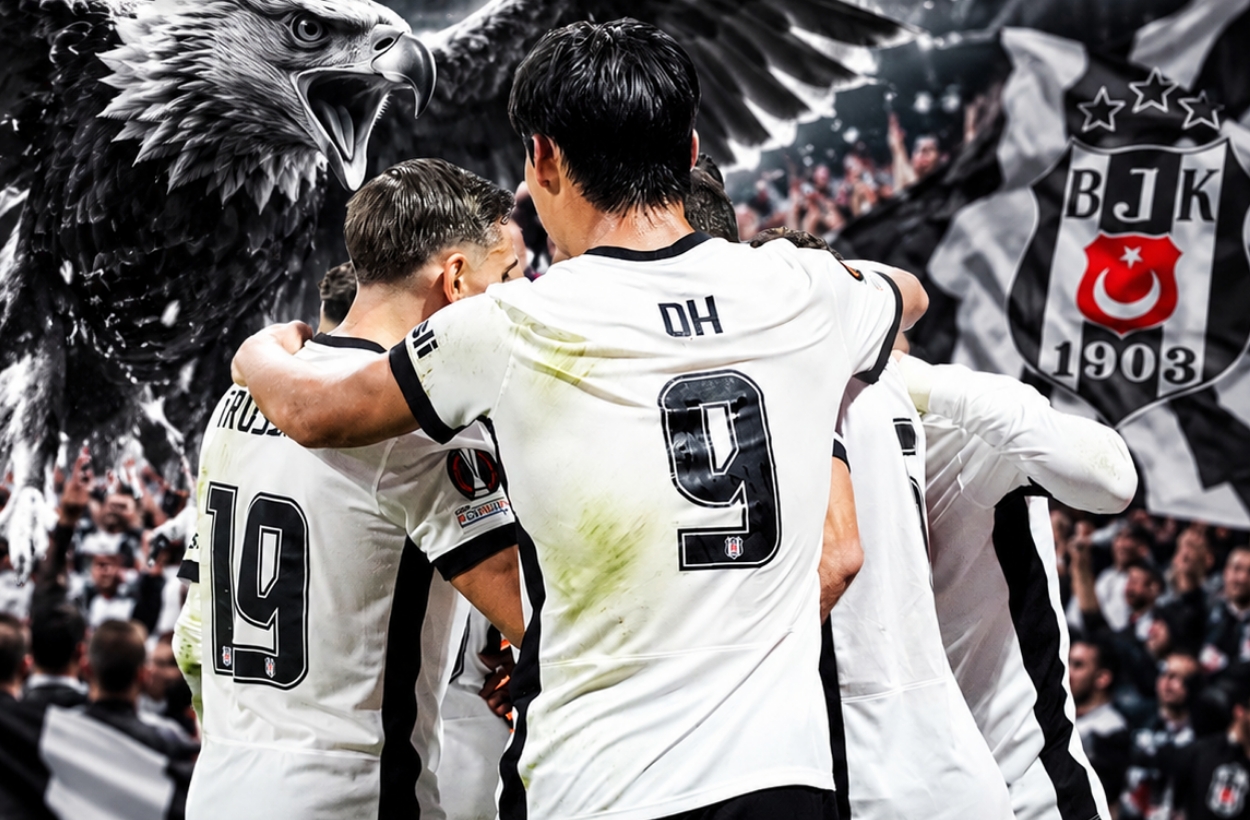 Beşiktaş Avrupa Ligi'nde 8. sırada, Süper Lig'de sorunlar yaşıyor
